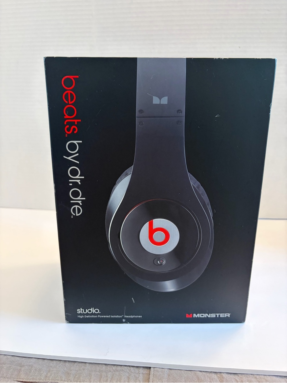 Beats by Dre Studio On-Ear Headphones - Black with Red Logo